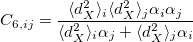 \begin{equation}  C_{6,ij}=\frac{\langle d_{X}^{2}\rangle _{i}\langle d_{X}^{2}\rangle _{j} \alpha _{i}\alpha _{j}}{\langle d_{X}^{2}\rangle _{i}\alpha _{j}+\langle d_{X} ^{2}\rangle _{j}\alpha _{i}} \end{equation}
