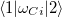 $\langle 1|\omega _{Ci}|2\rangle $