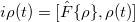 \begin{equation} \label{XXX} \begin{array}{r} i \rho (t) = [\hat{F}\{ \rho \} ,\rho (t)] \end{array} \end{equation}