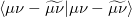 $\ensuremath{\langle }\mu \nu -\widetilde{\mu \nu } | {\mu \nu -\widetilde{\mu \nu }} \ensuremath{\rangle }$