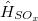 $\displaystyle  {\hat{H}_{SO_ x}}  $