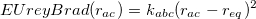 \begin{equation}  E_\ensuremath{\mathrm{}}{UreyBrad}(r_{ac}) = k_{abc} (r_{ac} - r_{eq})^2 \end{equation}