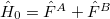 $\Hat {H}_0 = \Hat {F}^ A + \Hat {F}^ B$