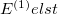 $E^{(1)}_\ensuremath{\mathrm{}}{elst}$