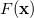 $F(\ensuremath{\mathbf{x}})$