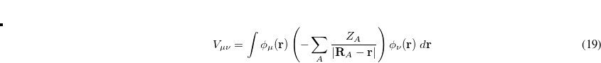 \begin{equation} \label{eq420} J_{\mu \nu } =\sum \limits _{\lambda \sigma } {P_{\lambda \sigma } \left( {\mu \nu \vert \lambda \sigma } \right)} \end{equation}