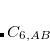 \begin{equation}  C_{6,ij}=\frac{\langle d_{\rm X}^{2}\rangle ^{}_ A \langle d_{\rm X}^{2}\rangle ^{}_{B} \;  \alpha ^{}_{A} \,  \alpha ^{}_{B}}{\langle d_{\text {X}}^{2}\rangle ^{}_{A}\alpha _{B}+\langle d_{\text {X}}^{2}\rangle ^{}_{B} \alpha ^{}_{A}} \end{equation}