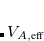 \begin{equation}  \alpha ^{\text {0,eff}}_{A}=\alpha _{A}^{\text {0,free}} \left(\frac{V_{A,\text {eff}}}{V_{A,\text {free}}}\right) \end{equation}