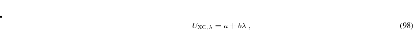 \begin{equation} \label{sung3} U_{{\rm XC},\lambda } =\left. \frac{\partial U_{{\rm XC},\lambda } }{\lambda } \right|_{\lambda =0} =2E_{\rm C}^{\rm GL2} \, . \end{equation}