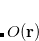 \begin{equation}  \int \rho (\mathbf{r}) \,  O(\mathbf{r}) \;  d\mathbf{r} = N \end{equation}