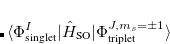 $\displaystyle  \mp \frac{\alpha _0^2\hbar }{2\sqrt 2}\left(\sum \limits _{i,a,b}{\tilde{L_ x}}_{ab}s^{Ia}_ it^{Jb}_ i-\sum \limits _{i,j,a}{\tilde{L_ x}}_{ij}s^{Ia}_ it^{Ja}_ j\right)  $