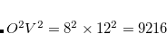 $O^3V^3 = 8^3 \times 12^3 = 884736 $